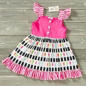 Pete + Lucy Little Lipstick Dress Girls 12-18 Months